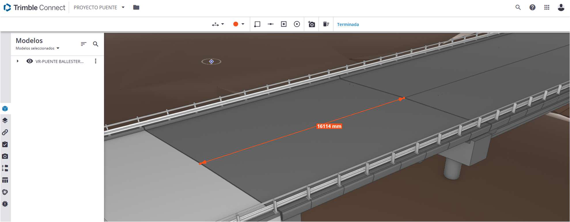 Medición en tablero