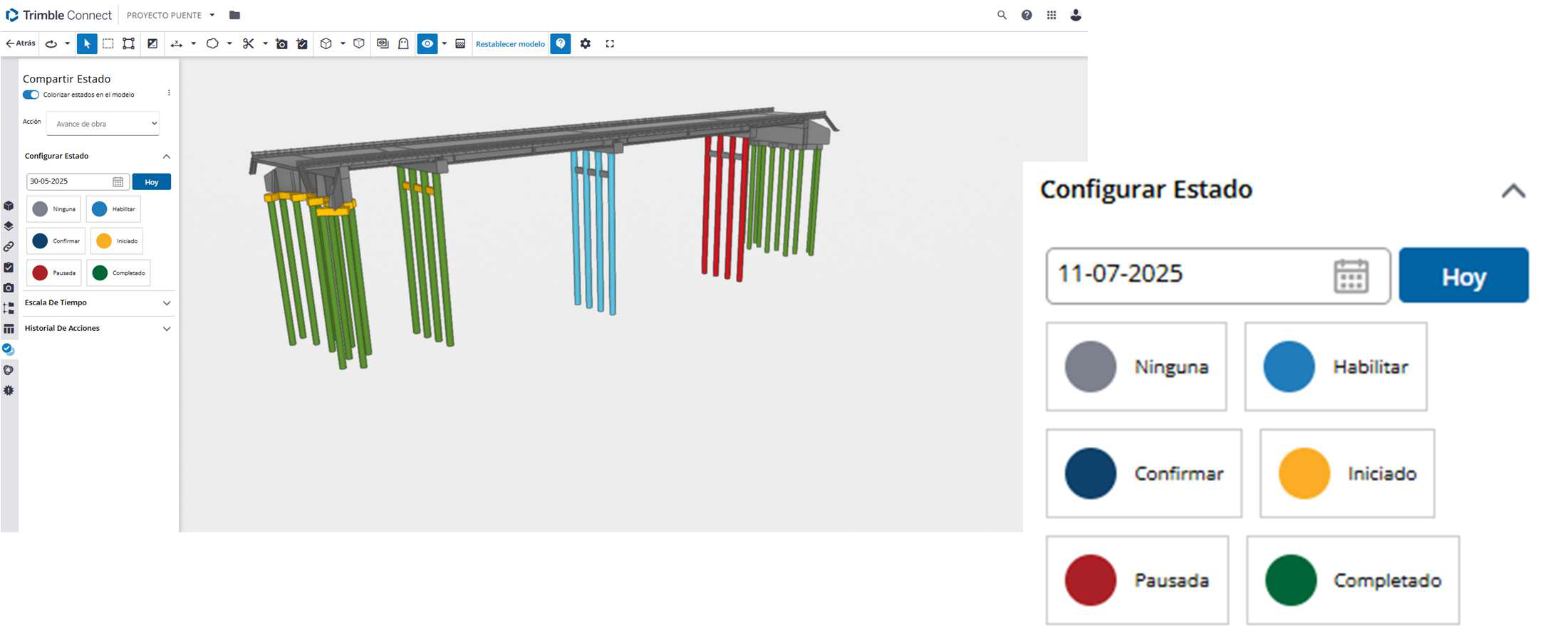 Status Sharing en el puente